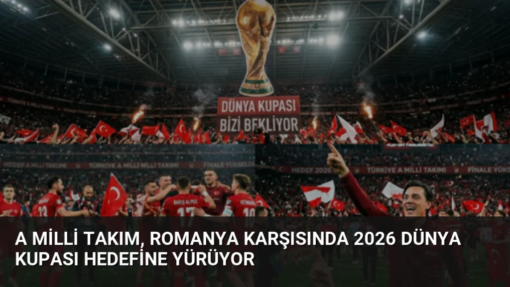 A Milli Takım, Romanya Karşısında 2026 Dünya Kupası Hedefine Yürüyor