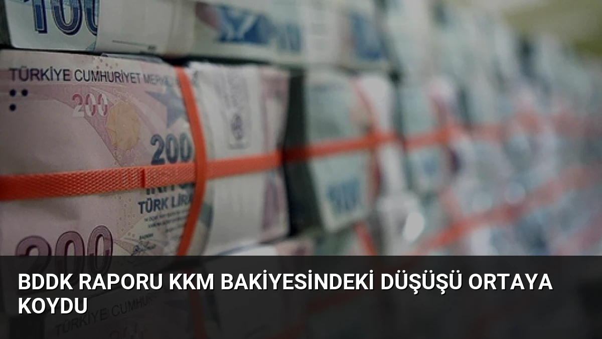 BDDK Raporu KKM Bakiyesindeki Düşüşü Ortaya Koydu