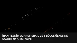 İran Tesnim Ajansı İsrail ve 5 Bölge Ülkesine Saldırı Uyarısı Yaptı