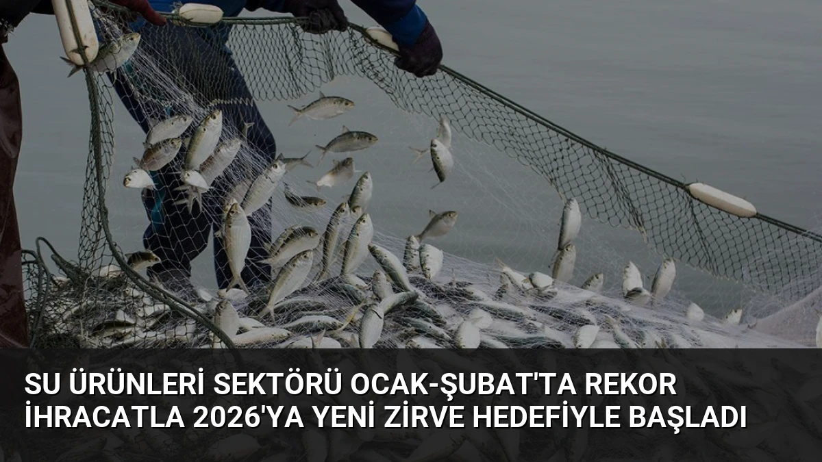 Su Ürünleri Sektörü Ocak-Şubat’ta Rekor İhracatla 2026’ya Yeni Zirve Hedefiyle Başladı