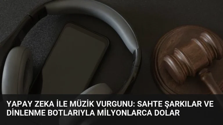 Yapay Zeka ile Müzik Vurgunu: Sahte Şarkılar ve Dinlenme Botlarıyla Milyonlarca Dolar