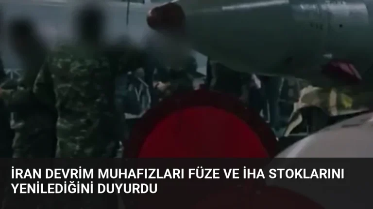 İran Devrim Muhafızları Füze ve İHA Stoklarını Yenilediğini Duyurdu