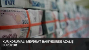 Kur Korumalı Mevduat Bakiyesinde Azalış Sürüyor