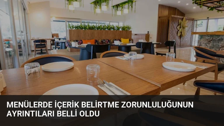 Menülerde içerik belirtme zorunluluğunun ayrıntıları belli oldu