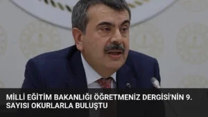 Milli Eğitim Bakanlığı ÖğretmenİZ Dergisi'nin 9. Sayısı Okurlarla Buluştu