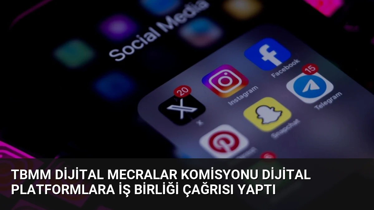 TBMM Dijital Mecralar Komisyonu Dijital Platformlara İş Birliği Çağrısı Yaptı