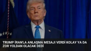 Trump İran'la Anlaşma Mesajı Verdi Kolay ya da Zor Yoldan Olacak Dedi