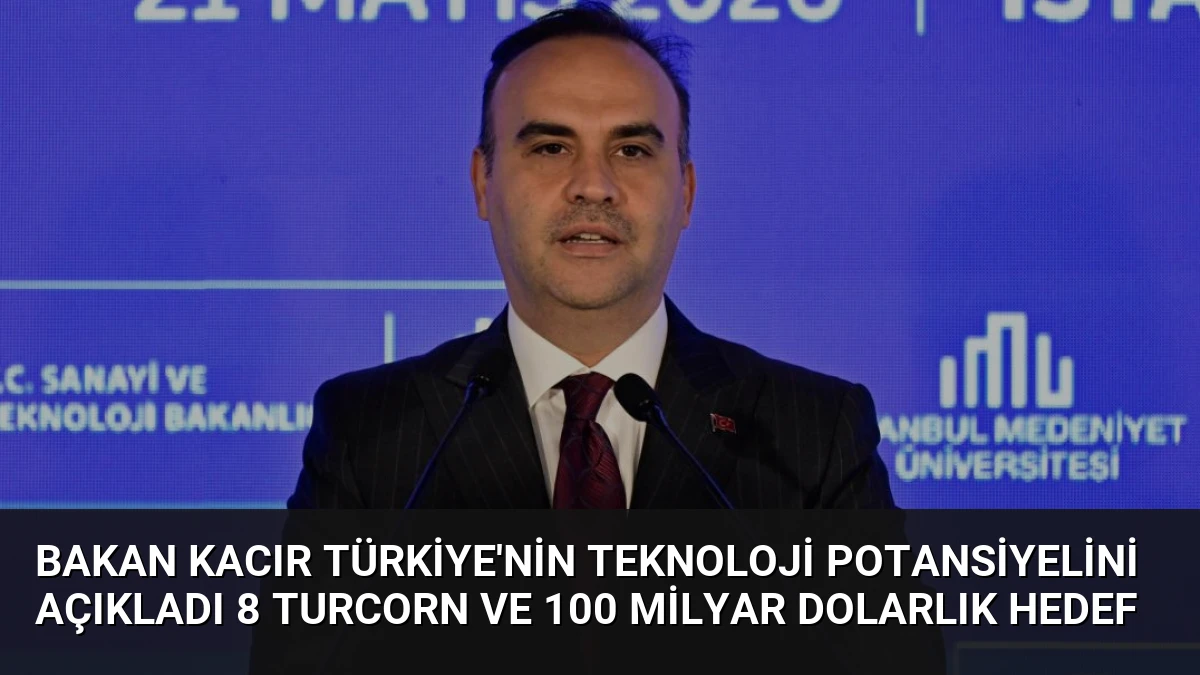 Bakan Kacır Türkiye’nin Teknoloji Potansiyelini Açıkladı 8 Turcorn ve 100 Milyar Dolarlık Hedef