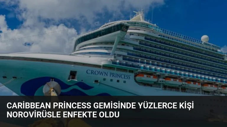 Caribbean Princess Gemisinde Yüzlerce Kişi Norovirüsle Enfekte Oldu