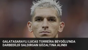 Galatasaraylı Lucas Torreira Beyoğlu'nda Darbedildi Saldırgan Gözaltına Alındı