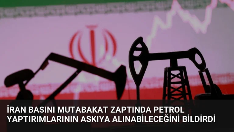 İran Basını Mutabakat Zaptında Petrol Yaptırımlarının Askıya Alınabileceğini Bildirdi