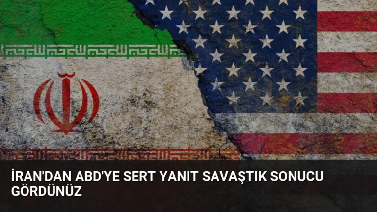İran’dan ABD’ye Sert Yanıt Savaştık Sonucu Gördünüz