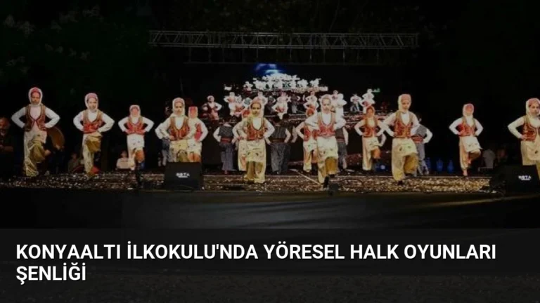 Konyaaltı İlkokulu’nda Yöresel Halk Oyunları Şenliği