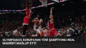 Olympiakos Avrupa’nın Yeni Şampiyonu Real Madrid’i Mağlup Etti