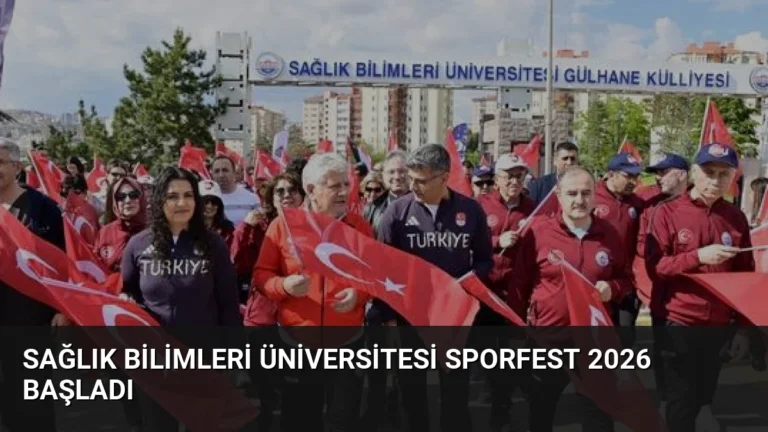 Sağlık Bilimleri Üniversitesi Sporfest 2026 Başladı