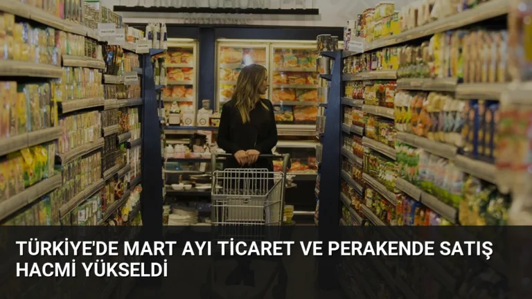 Türkiye’de Mart Ayı Ticaret ve Perakende Satış Hacmi Yükseldi