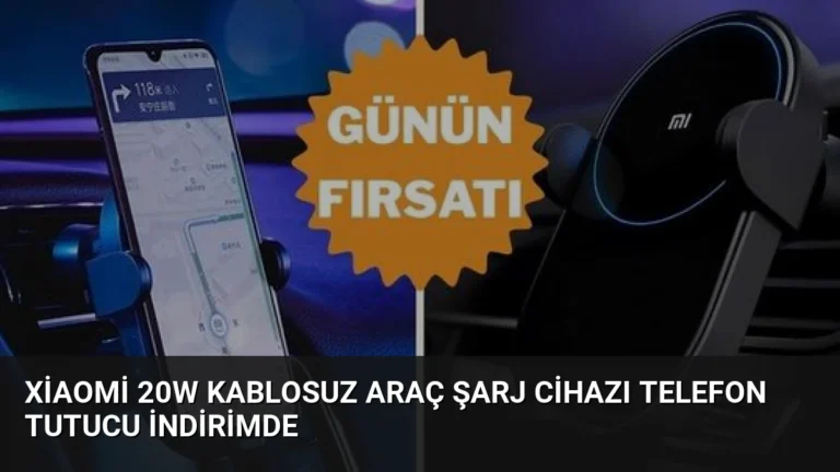 Xiaomi 20W Kablosuz Araç Şarj Cihazı Telefon Tutucu İndirimde