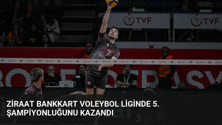 Ziraat Bankkart Voleybol Liginde 5. Şampiyonluğunu Kazandı
