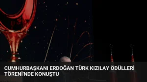 Cumhurbaşkanı Erdoğan Türk Kızılay Ödülleri Töreni'nde konuştu