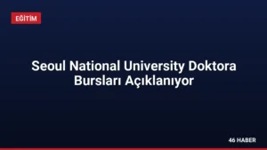 Seoul National University Doktora Bursları Açıklanıyor