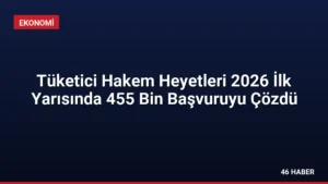 Tüketici Hakem Heyetleri 2026 İlk Yarısında 455 Bin Başvuruyu Çözdü
