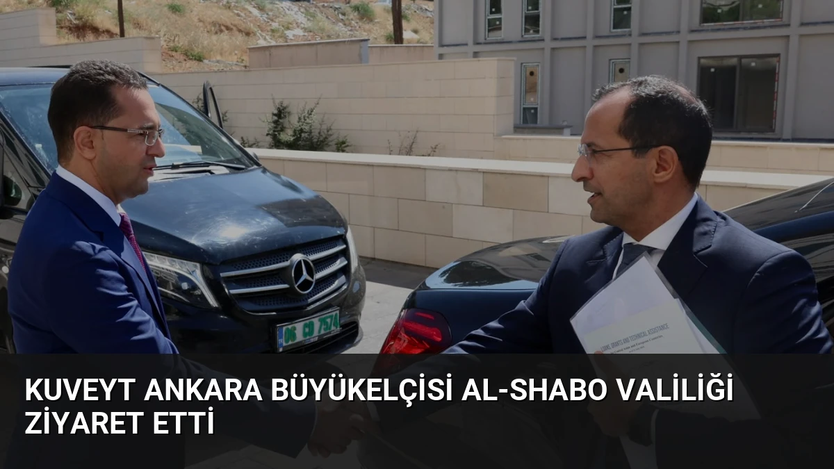 Kuveyt Ankara Büyükelçisi Al-Shabo Valiliği Ziyaret Etti