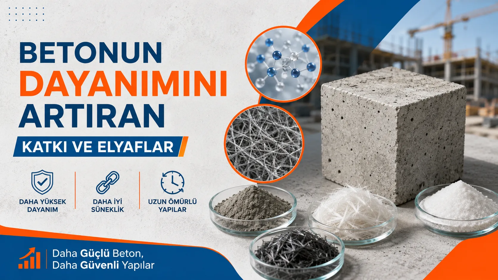 Betonun Dayanımını Artıran Katkı ve Elyaflar