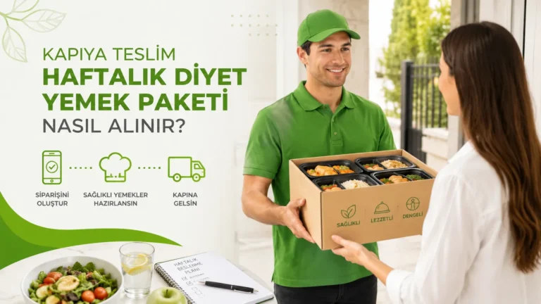 Kapıya Teslim Haftalık Diyet Yemek Paketi Nasıl Alınır?