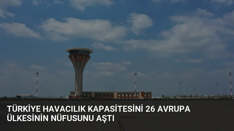 Türkiye Havacılık Kapasitesini 26 Avrupa Ülkesinin Nüfusunu Aştı