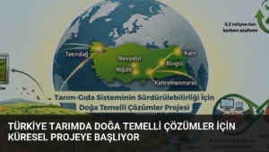 Türkiye Tarımda Doğa Temelli Çözümler İçin Küresel Projeye Başlıyor