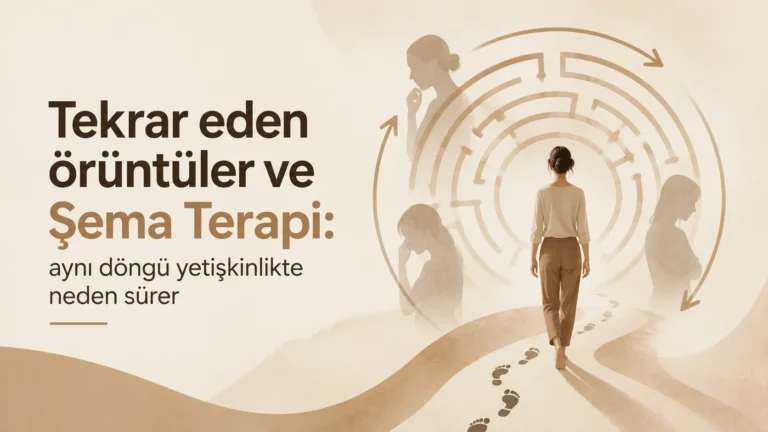 Tekrar eden örüntüler ve Şema Terapi: aynı döngü yetişkinlikte neden sürer