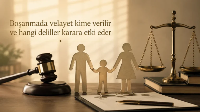Boşanmada velayet kime verilir ve hangi deliller karara etki eder