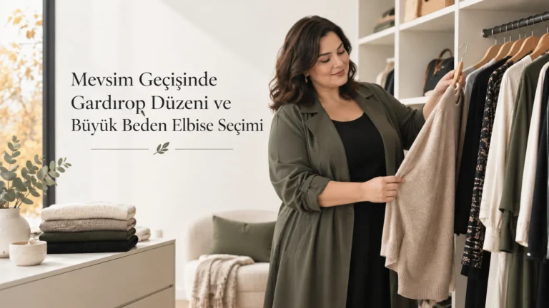 Mevsim Geçişinde Gardırop Düzeni ve Büyük Beden Elbise Seçimi