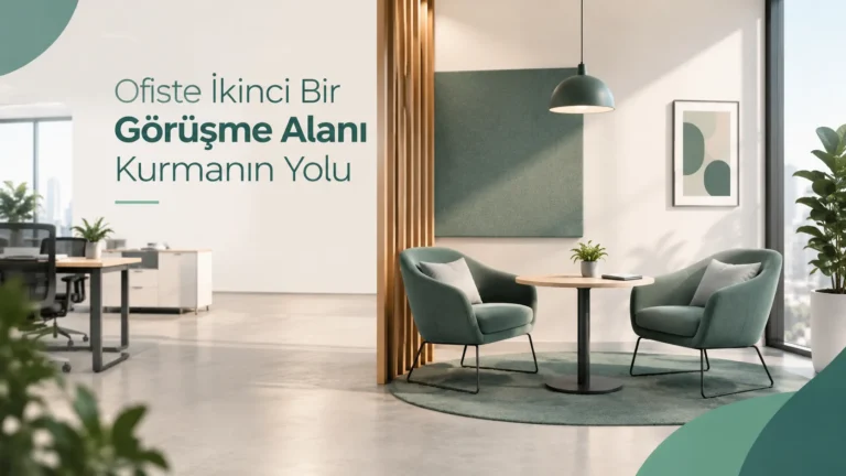 Ofiste İkinci Bir Görüşme Alanı Kurmanın Yolu