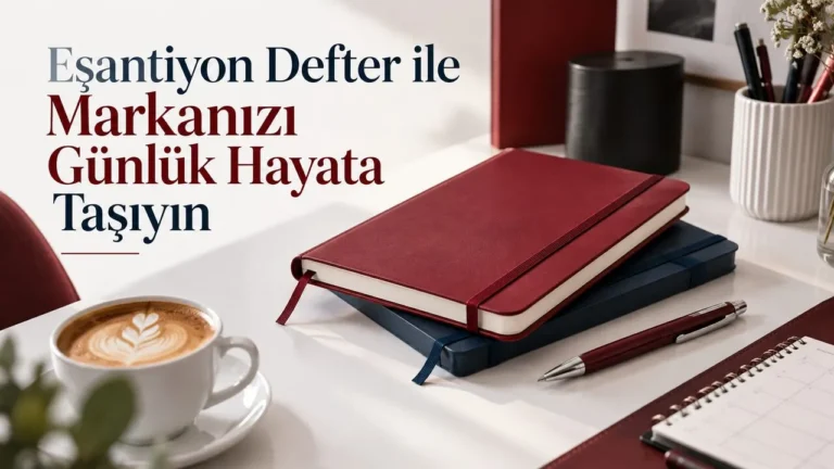 Eşantiyon Defter ile Markanızı Günlük Hayata Taşıyın