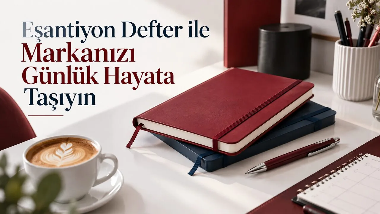 Eşantiyon Defter ile Markanızı Günlük Hayata Taşıyın