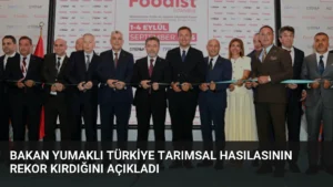 Bakan Yumaklı Türkiye tarımsal hasılasının rekor kırdığını açıkladı