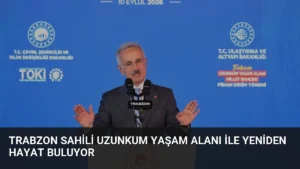 Trabzon Sahili Uzunkum Yaşam Alanı ile Yeniden Hayat Buluyor
