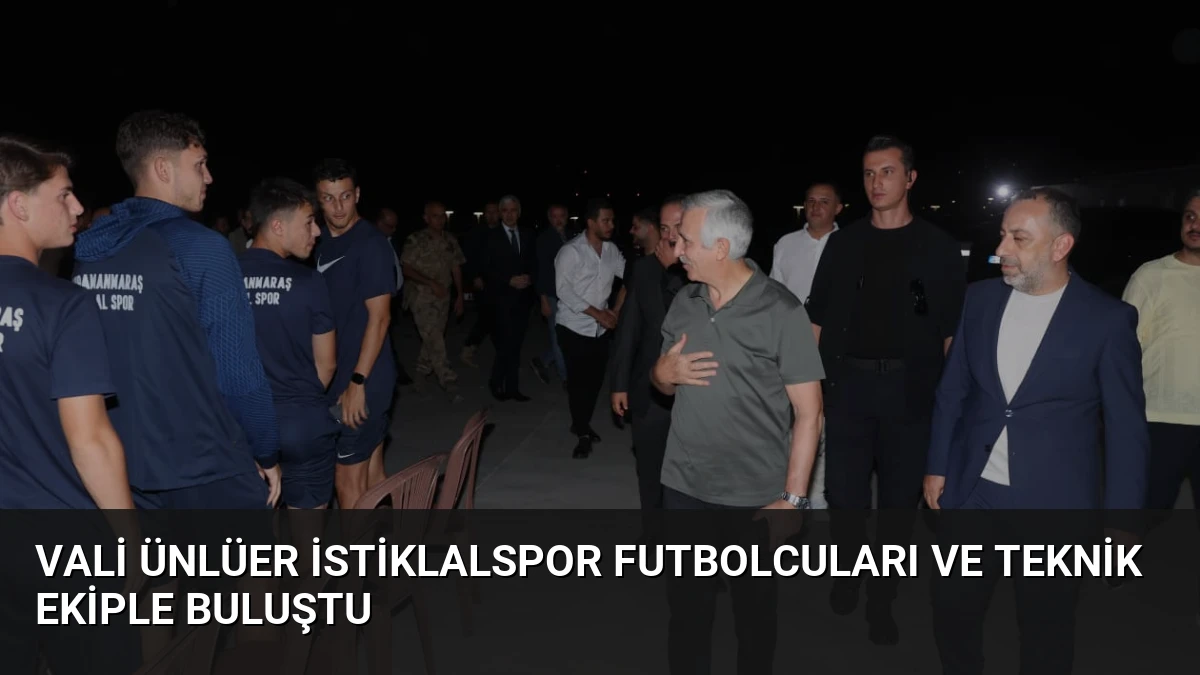 Vali Ünlüer İstiklalspor Futbolcuları ve Teknik Ekiple Buluştu