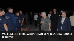 Vali Ünlüer İstiklalspor'dan Yeni Sezonda Başarı Bekliyor