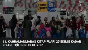 11. Kahramanmaraş Kitap Fuarı 25 Ekim’e Kadar Ziyaretçilerini Bekliyor