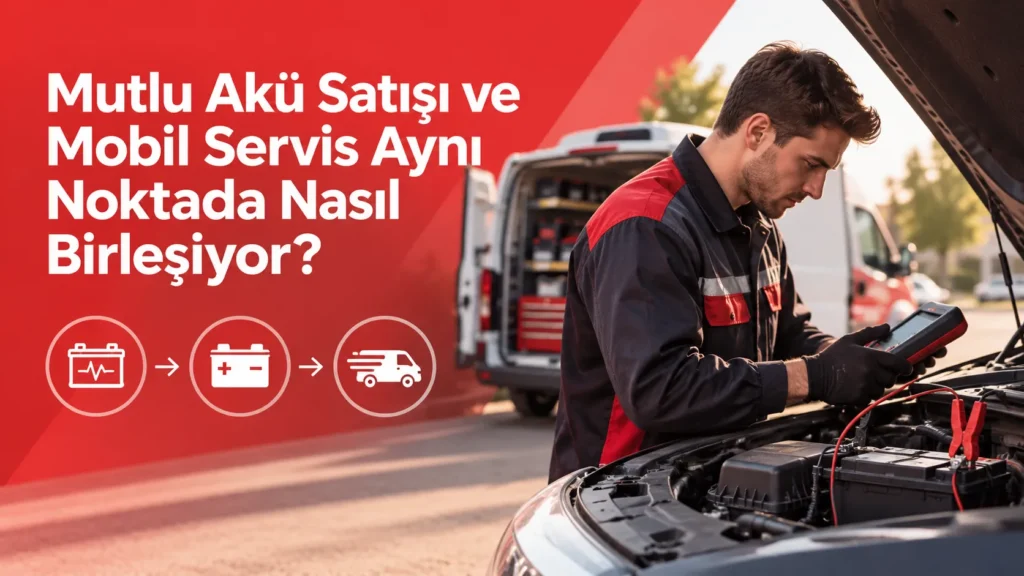 Mutlu Akü Satışı ve Mobil Servis Aynı Noktada Nasıl Birleşiyor?