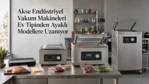 Akse Endüstriyel Vakum Makineleri Ev Tipinden Ayaklı Modellere Uzanıyor