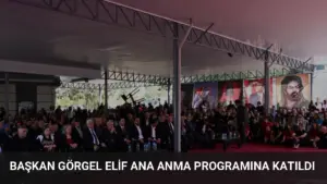 Başkan Görgel Elif Ana Anma Programına Katıldı