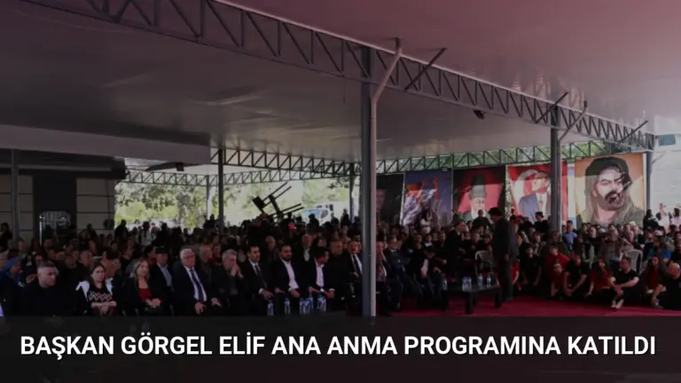 Başkan Görgel Elif Ana Anma Programına Katıldı