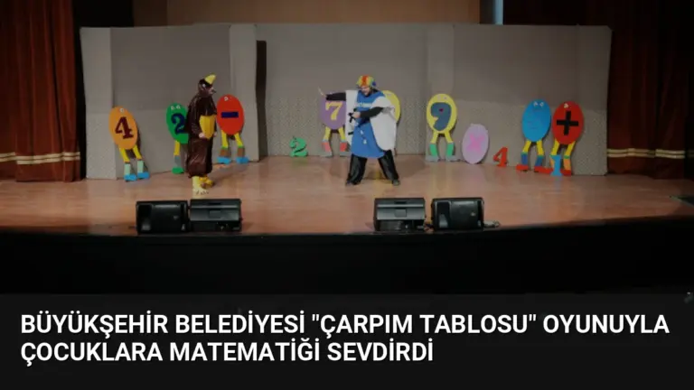 Büyükşehir Belediyesi "Çarpım Tablosu" Oyunuyla Çocuklara Matematiği Sevdirdi