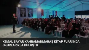 Kemal Sayar Kahramanmaraş Kitap Fuarı'nda Okurlarıyla Buluştu
