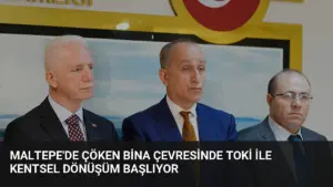 Maltepe'de Çöken Bina Çevresinde TOKİ ile Kentsel Dönüşüm Başlıyor
